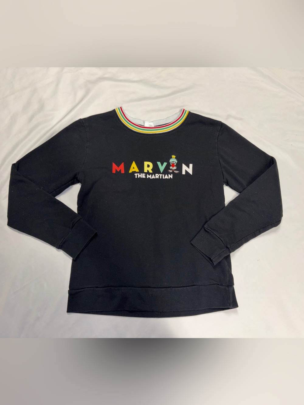 Looney Tunes Marvin the Martian crewneck sweater women’s XS Lot I